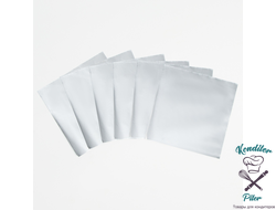 Фольга для конфет 10*10 см 100 шт., серебро