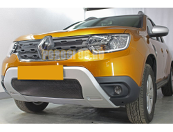 Защита радиатора Renault Duster 2021- black низ