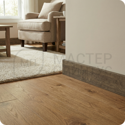 Плинтус МДФ TeckWood 80х10х2150 мм. Дуб кокос