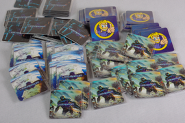 Виниловые магниты, 65х65 мм.