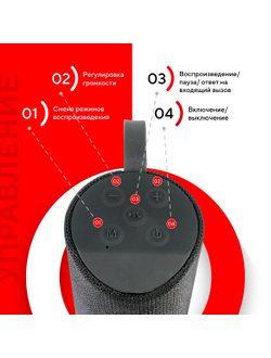 Портативная колонка FUMIKO MOBILE BLACK