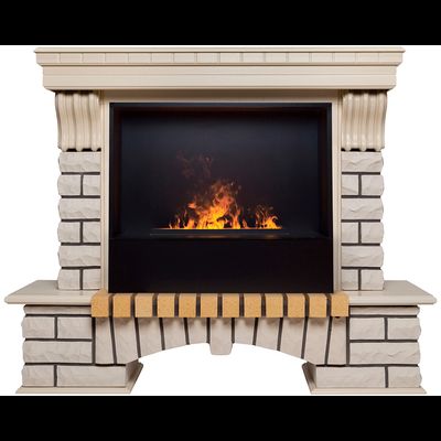 Электрокамин Country WT с очагом 3D Cassette 630 Black Panel