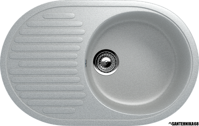 Мойка из искусственного камня Ulgran U-107 (730х455 мм)