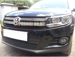 Защита радиатора Volkswagen Tiguan (рестайлинг) 2011-2016 black