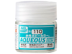 Mr. Hobby: Акриловый полуглянцевый лак H110 "Semi-Gloss Clear"