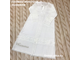 Набор с платьем модель "Пелагея": платье, чепчик или косынка, махровое полотенце на выбор; размеры от рождения до роста 152 см., можно вышить любое имя, ЦЕНА ОТ