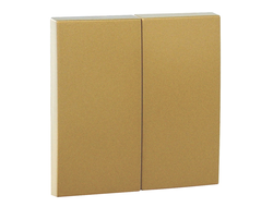 Efapel 90611 TDU, Клавиша для двухклавишного выключателя, золото, Logus 90