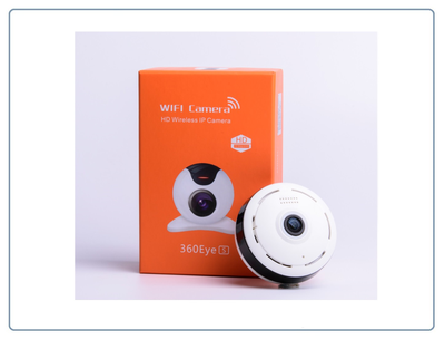 Потолочная WiFi видеокамера панорамная с DVR (fish_ufo_G), 960P HD (360EyeS)