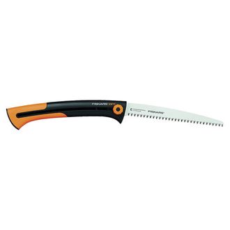 Пила садовая FISKARS Xtract SW75, выдвижная, БОЛЬШАЯ, длина лезвия 255 мм, 1000614