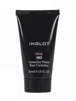 INGLOT основа под макияж HD CORRECTIVE PRIMER, тон PINK, 30 мл