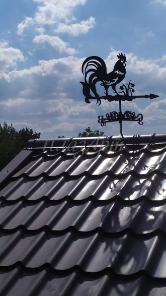 флюгер на крышу Петушок