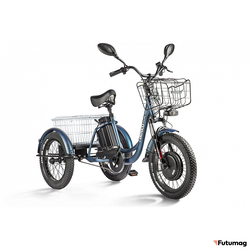 Трицикл Eltreco Porter Fat 700 Темно-синий