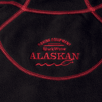 Куртка флисовая Alaskan Black Water черная XXXL с капюшоном