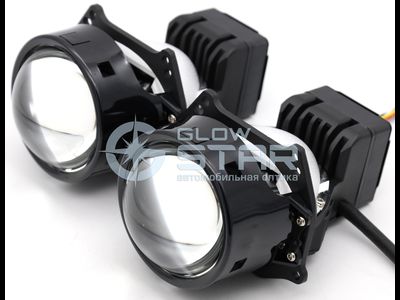 Билед модули Aozoom K3 Dragon Knight New DK200 (III поколение) 3.0 дюйма, 2 чипа, 5500K, 12V, 50W/60W, крепление 3R (комплект, 2шт)