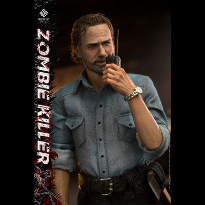 Рик Граймс (Ходячие мертвецы, Walking Dead) - КОЛЛЕКЦИОННАЯ ФИГУРКА 1/6  The Walking Dead Zombie killer (PT-sp53) - PRESENT TOYS