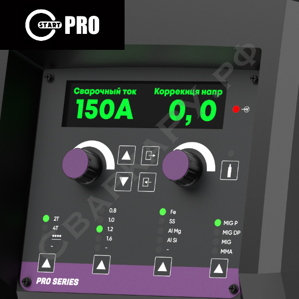 Полуавтомат для MIG/MAG сварки Старт technoMIG 500 DP