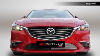 Premium защита радиатора для Mazda 6 (2016-2018)