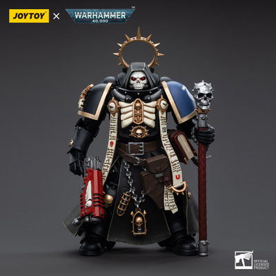 Примарис Капеллан Ультрамаринов (Warhammer 40k) - КОЛЛЕКЦИОННАЯ ФИГУРКА 1/18 Ultramarines Primaris Chaplain Brother Varus (JT5567) - JOYTOY