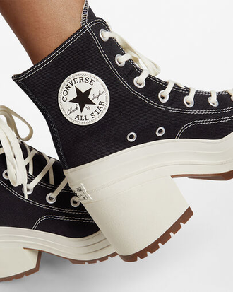 Converse Chuck 70 De Luxe Heel Black Egret