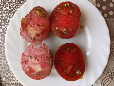 Томат Большой черный и красный кабан (Large Black and Red Boar)