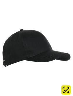 Бейсболка STAN 6 клиньев хлопок 280,07, Чёрный
