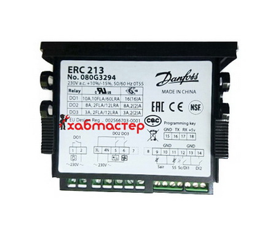 Микропроцессор Danfoss ERC-213 (два датчика), 080G3265
