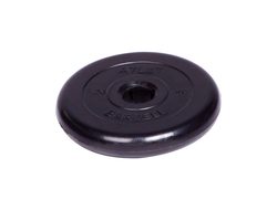 Диск обрезиненный Barbell Atlet d 51 мм чёрный 1,25 кг