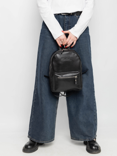 Женский кожаный рюкзак Anzolla black (арт. 3040-01)