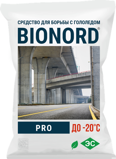 Противогололедный реагент BIONORD PRO (Бионорд), 23 кг (до - 20°С)