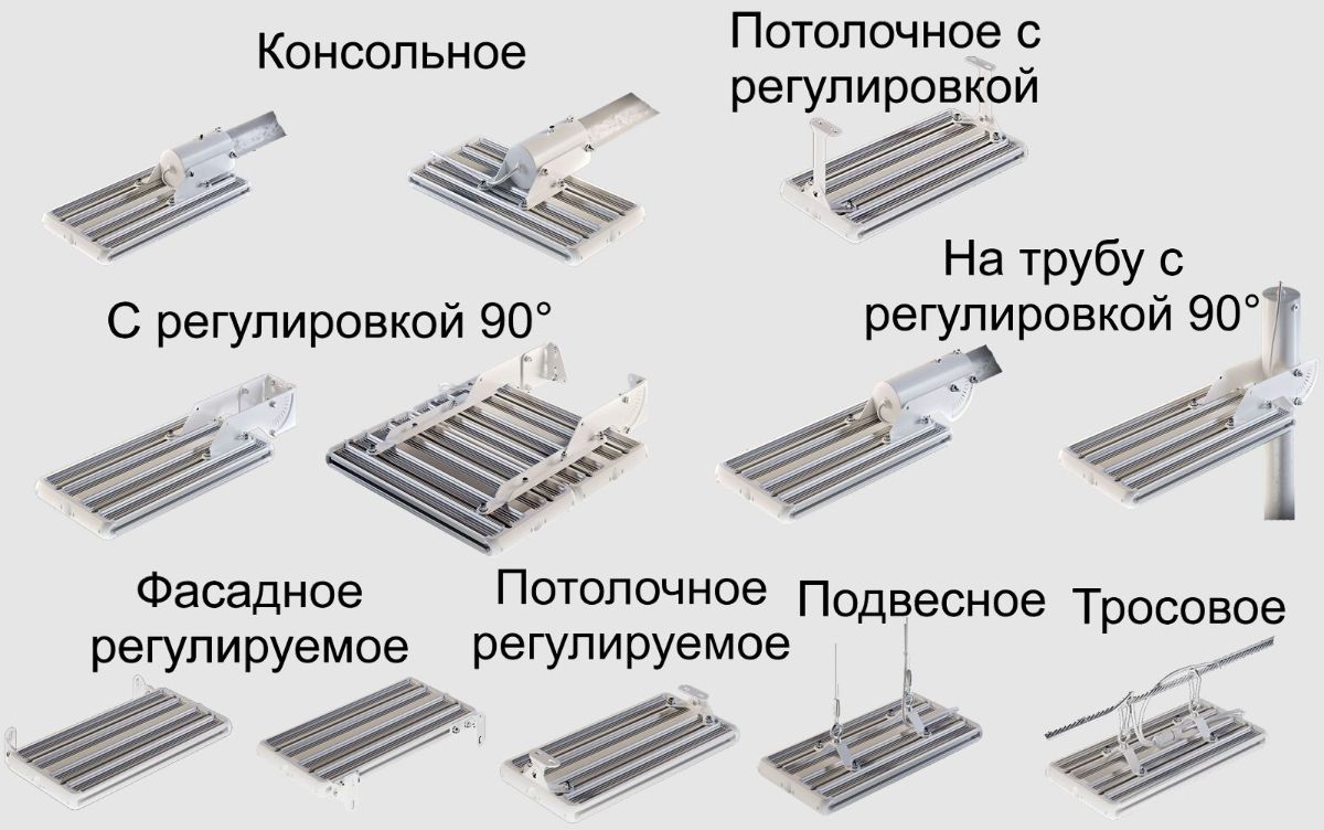 Крепежи светильника