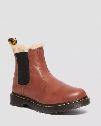 Зимние ботинки Dr Martens 2976 Leonore Faux Fur-Lined Chelsea