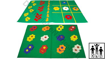 Детский игровой мат Сенсорная полянка