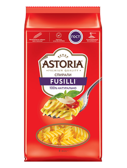 МАК. ИЗД. FUSILLI (СПИРАЛИ), ASTORIA. 400ГР