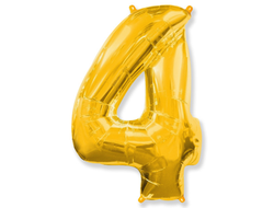 Фольгированная цифра-Золотая