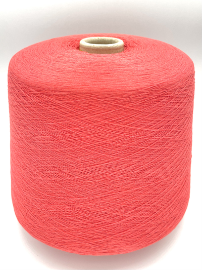 Servizi e Seta art. cottonsilk 55% Silk Mulberry (шёлк), 45% Organic Cotton (хлопок) Nm.2/48 2400 метров в 100 гр. цв. Salmone