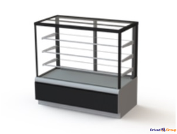 Витрина кондитерская Kayman K-ВК-1300 люкс квадро серебро