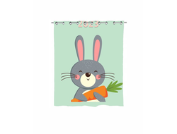 Штора в ванную год Кролика №3