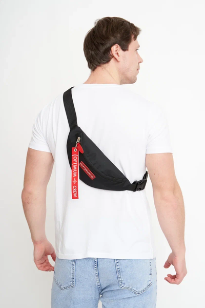 Сумка на пояс Optimum Mini RL, черная