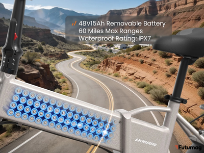 Электровелосипед PUCKIPUPPI DACHSHUND серый