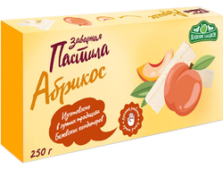 Пастила заварная "Абрикос", 250г (Белёвские сладости)