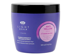 LISAP MILANO Маска для осветленных, мелированных и седых волос Light Scale Care Anti Yellow Mask, 500 мл