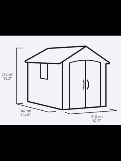 Сарай "Премьер 7511" (размеры 210 х 342 см)