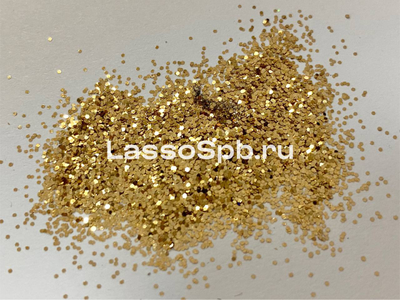 Блестки флейки Медное Золото 0,4 мм 1 кг