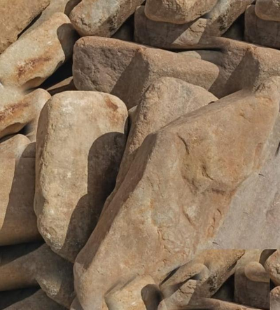 Бордюрный песчаник, фракция 150-400 мм