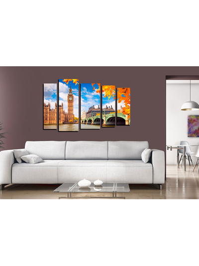 Модульная картина &quot;Часы на башне&quot;