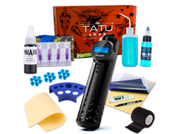 Тату набор c беспроводной машинкой Tattoo Kit - Archer