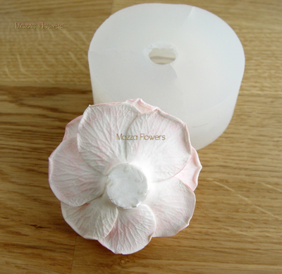 "Роза №5. Плоская" силиконовая форма