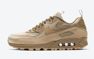 Nike Air Max 90 Бежевые с коричневым новым