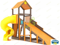 Всесезонная площадка IgraGrad С Tower с трубой SF