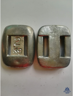 Груз поясной для дайвинга 2кг